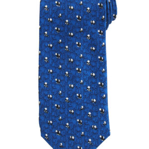 Blue Background with Small Panda Tie