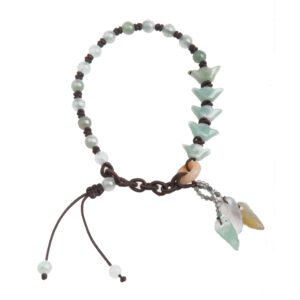 Jade Ingot Beaded Bracelet