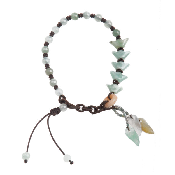 Jade Ingot Beaded Bracelet