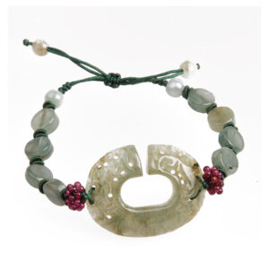 Openwork Carved Jade Bracelet