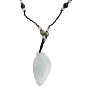 Jade Leaf Necklace