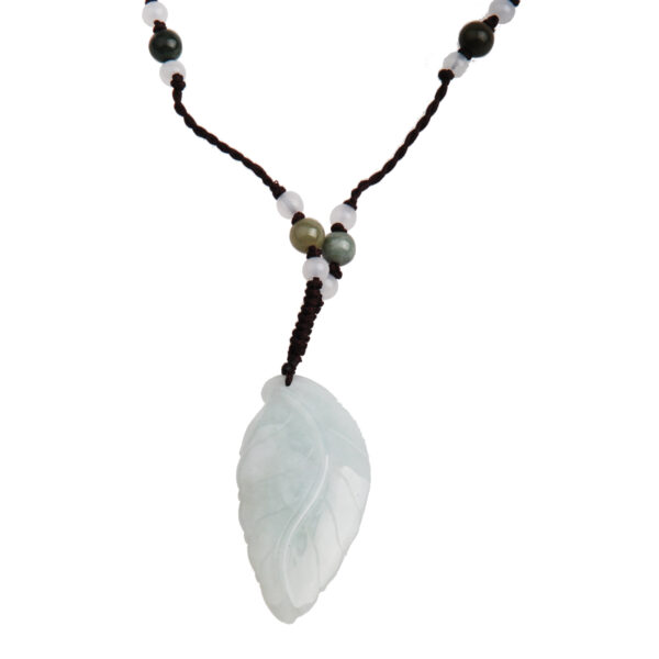 Jade Leaf Necklace
